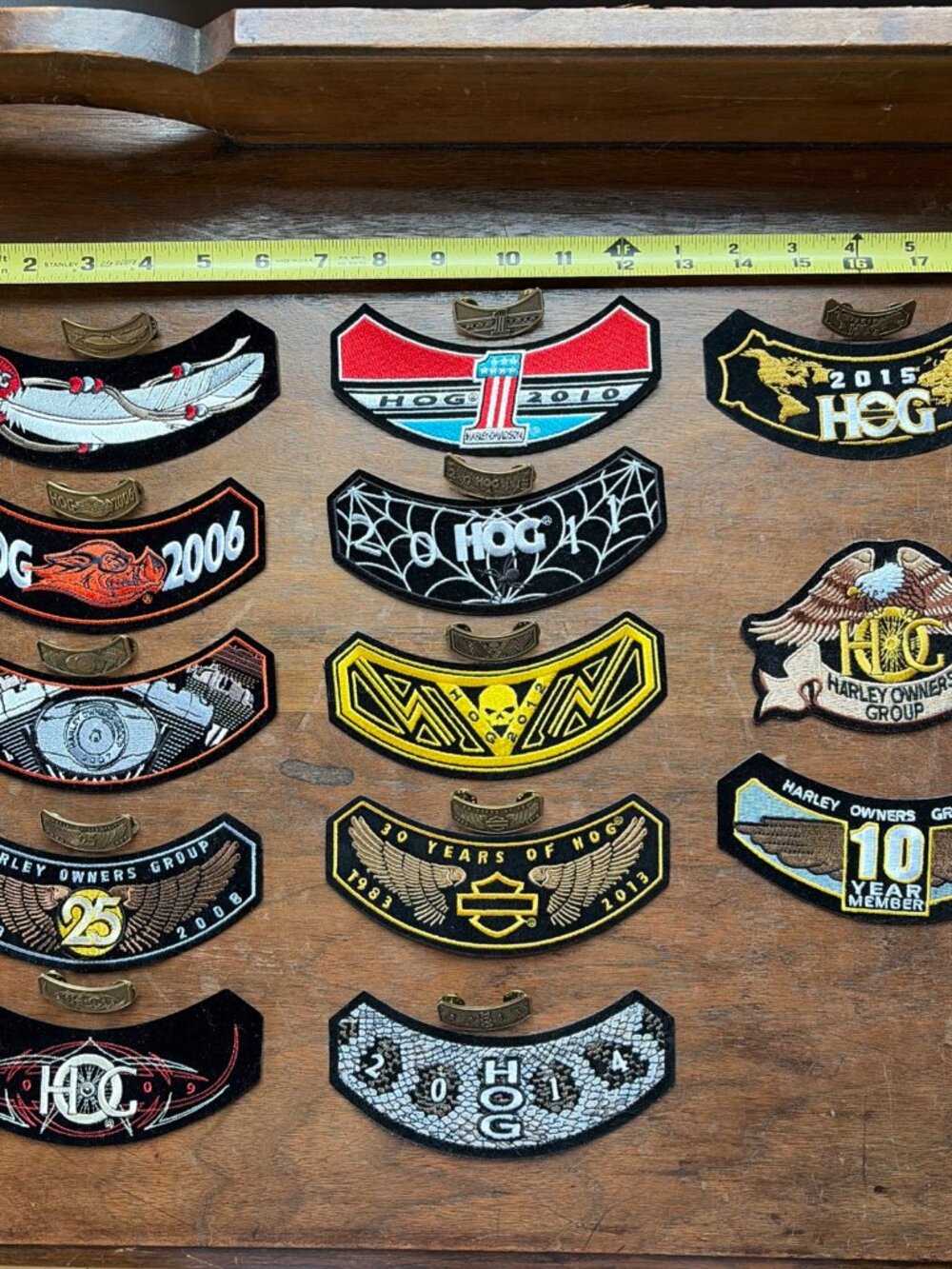 Mixed Lot of HOG Harley Davidson Owner's Group Patches & Pins - Wide Variety